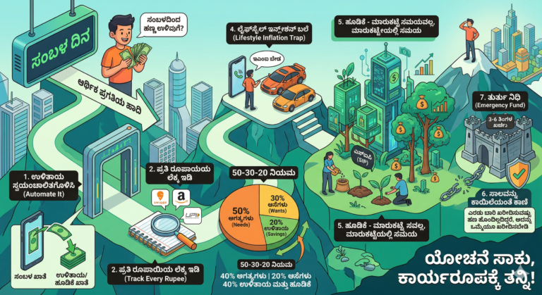 ಸಂಬಳದಿಂದ ಹಣ ಉಳಿಸುವುದು ಹೇಗೆ?