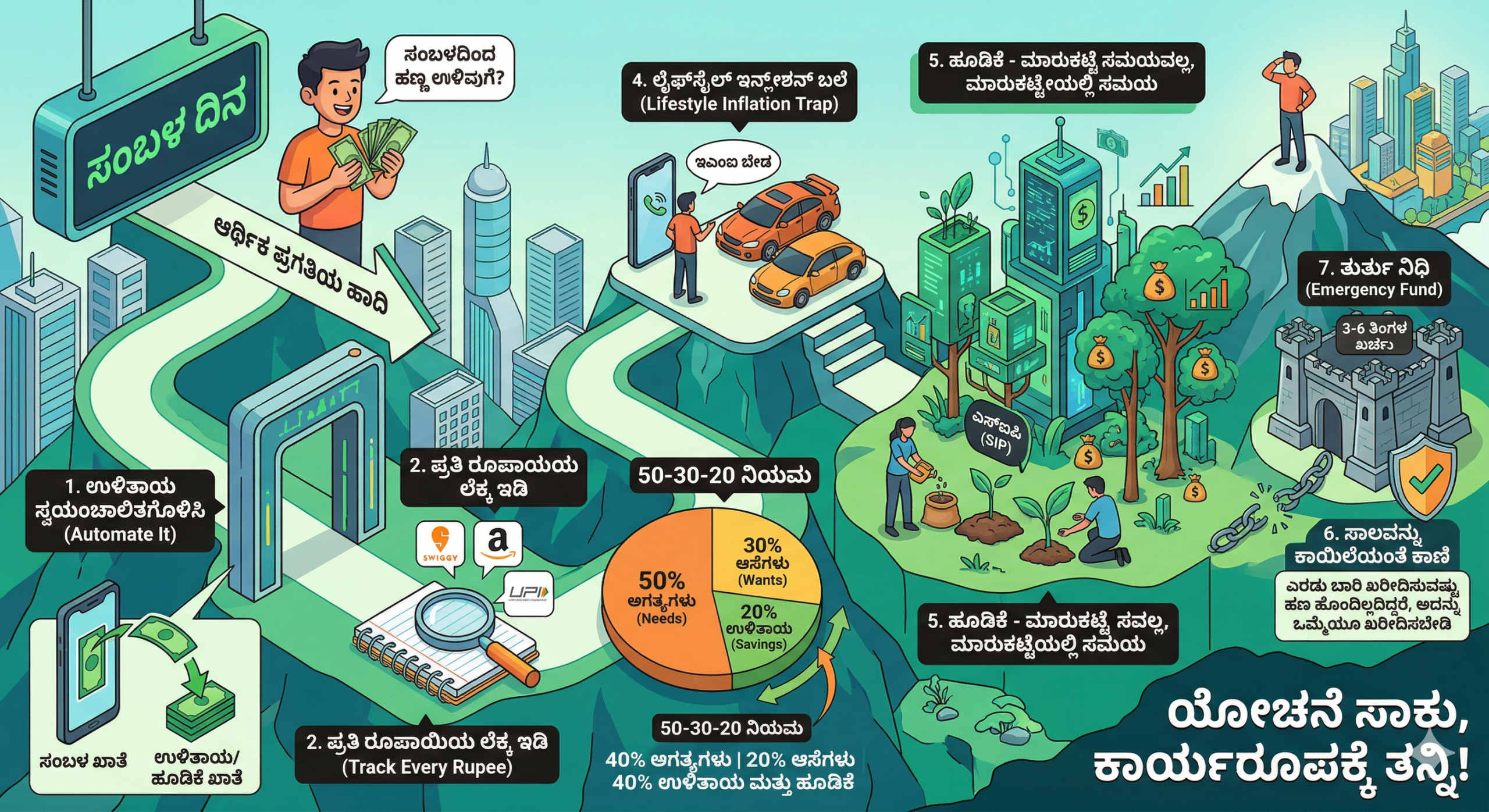 ಸಂಬಳದಿಂದ ಹಣ ಉಳಿಸುವುದು ಹೇಗೆ?