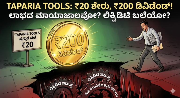 ₹20 ಬೆಲೆಯ ಶೇರು ₹200 ಡಿವಿಡೆಂಡ್ ಕೊಡುತ್ತಿರುವುದು ಹೇಗೆ?