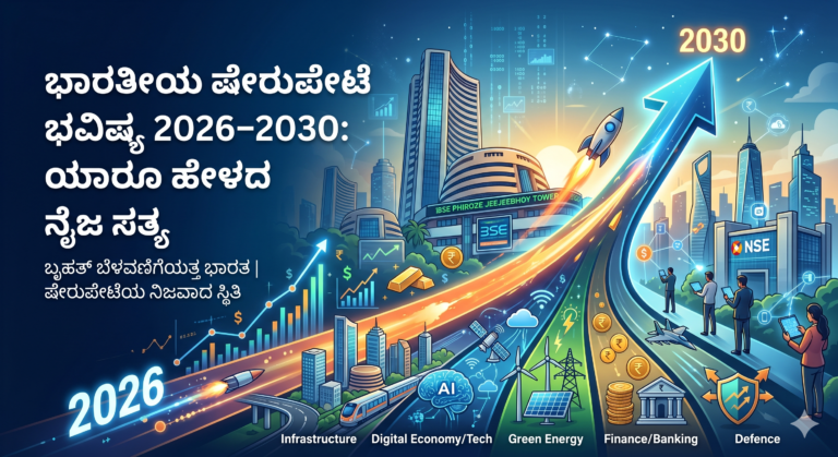 ಭಾರತೀಯ ಷೇರುಪೇಟೆ ಭವಿಷ್ಯ 2026–2030