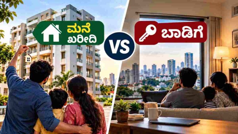 ಮನೆ ಖರೀದಿಸುವುದೇ ಅಥವಾ ಬಾಡಿಗೆಗೆ ಇರುವುದೇ?